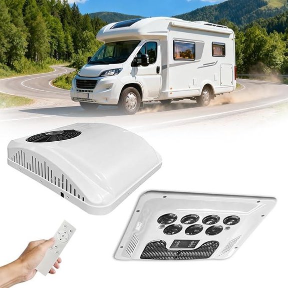 12V RV Air Conditioner with Heat 8.5K BTU