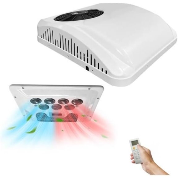 DC 12V RV Air Conditioner with Heating and Cool