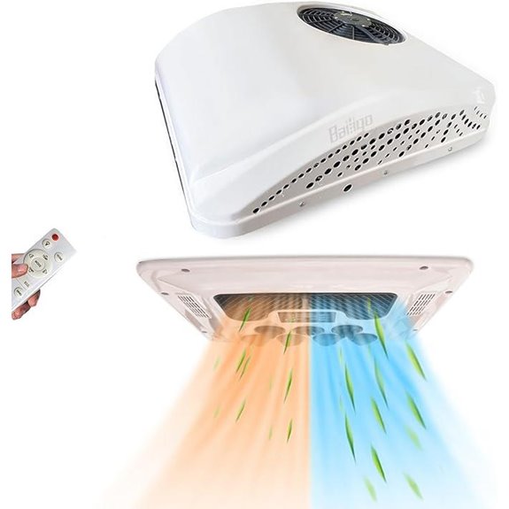 12V RV Air Conditioner with Heat and Cooling
