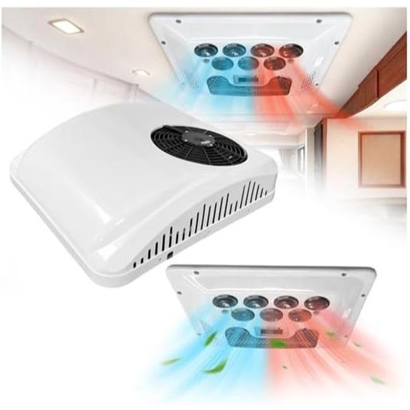 12V RV Air Conditioner with Heating and Fast Cooling