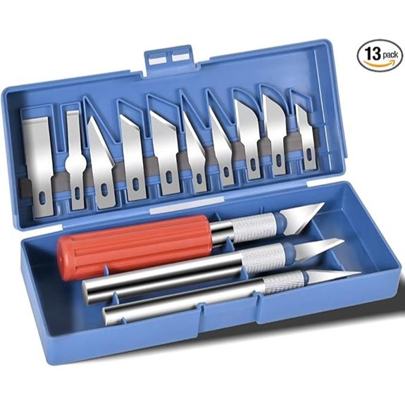 13-Piece Precision Exacto Knife Set for DIY Crafts