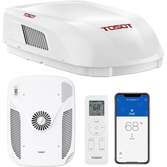 TOSOT 16000 BTU RV Air Conditioner with Heat Pump