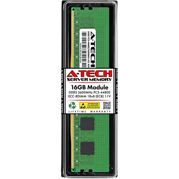 A-Tech 16GB DDR5 ECC Registered Server RAM