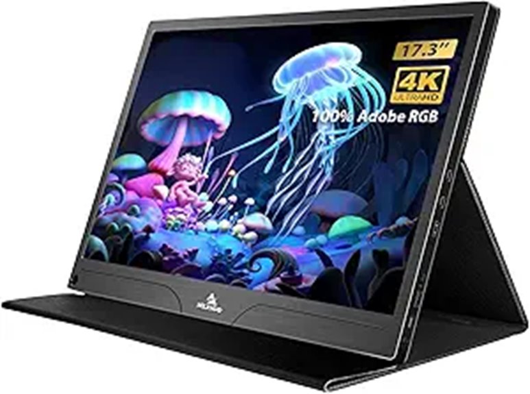 NexiGo 17.3 4K Portable Monitor with HDR & Speakers