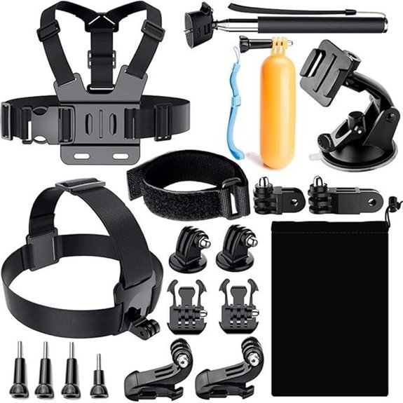 Reflex Action Camera 19-in-1 Accessories Kit with Case