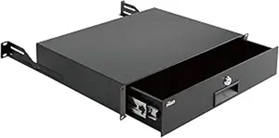 Tecmojo 2U Rack Drawer for 19in Network Equipment