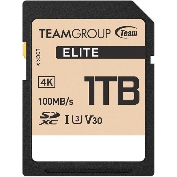 TEAMGROUP 1TB UHS-I U3 V30 SDXC Memory Card