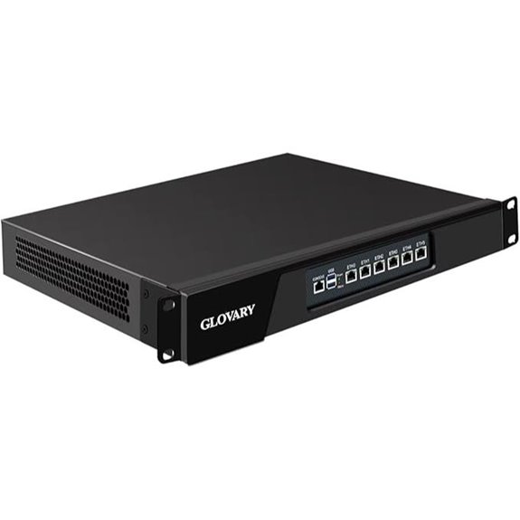 1U N100 Firewall Router with Dual Display