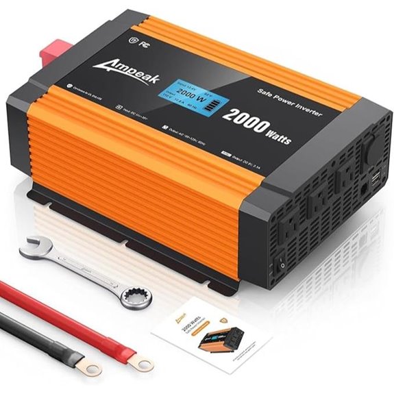Ampeak 2000W DC to AC Power Inverter with USB