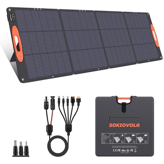 200w foldable solar panel