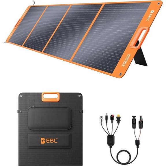 200w foldable solar panel