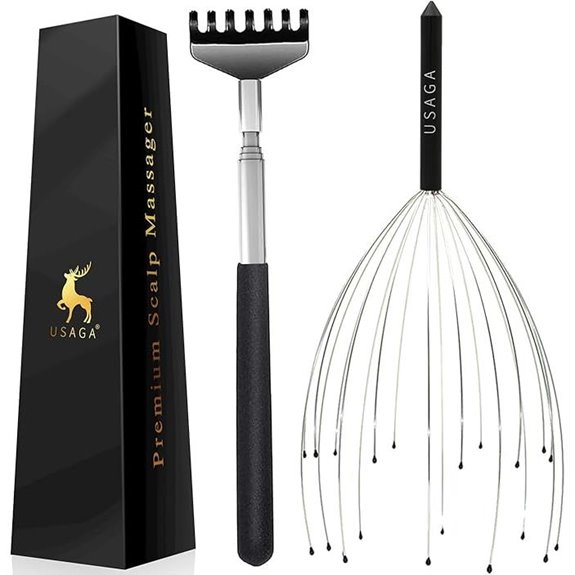 USAGA 20-Finger Head and Back Massager