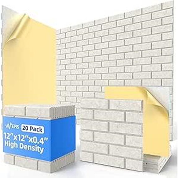 20 Pack Acoustic Foam Panels for Wall Soundproofing