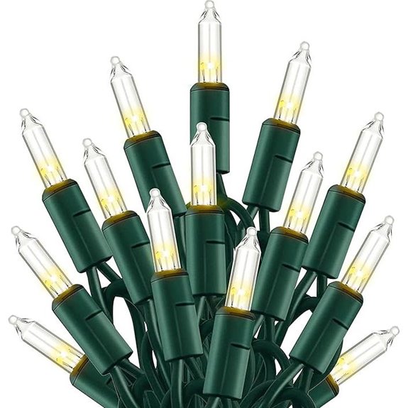 TW SHINE 20FT Outdoor Christmas String Lights Waterproof