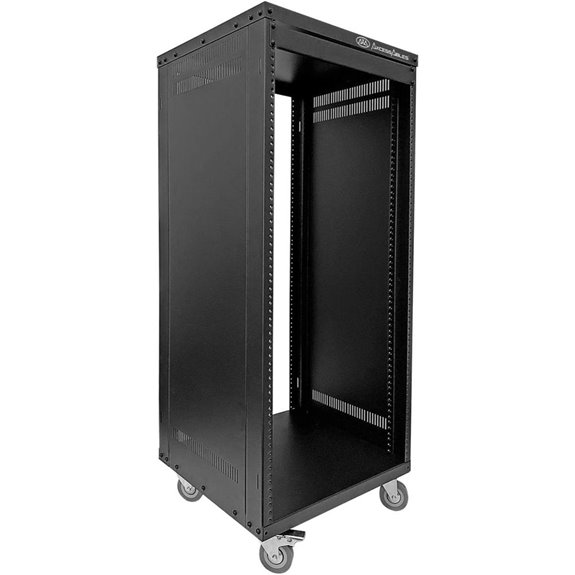 AxcessAbles RK 22U Rack-Mount Cabinet with Wheels