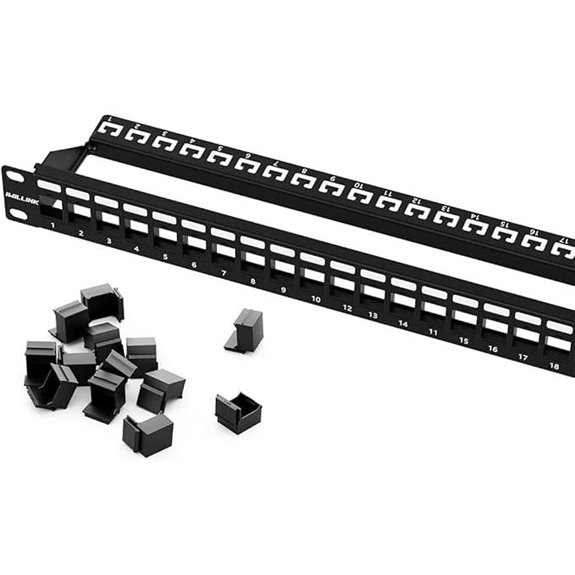 Iwillink 24 Port Keystone Patch Panel with Inserts