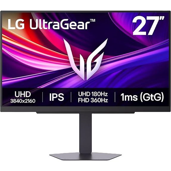 LG 27-inch Ultragear 4K Gaming Monitor with G-Sync