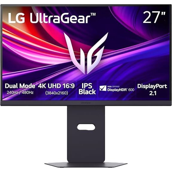 LG 27G850A-B 27-inch 4K Gaming Monitor with G-Sync