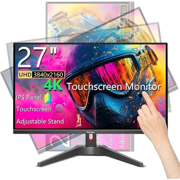 27-Inch 4K UHD Touchscreen Gaming Monitor with HDMI