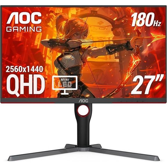 AOC 27 QHD Gaming Monitor 180Hz HDR1000