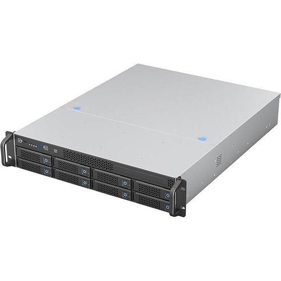2u 8 bay server chassis