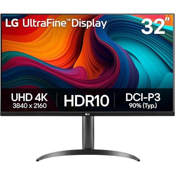 LG 32-inch 4K UHD Monitor with HDR and Adjustable Stand