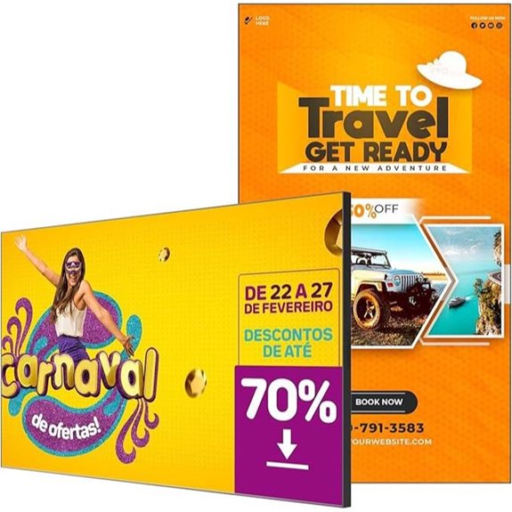 32-Inch FHD Wall Mount Digital Signage Display