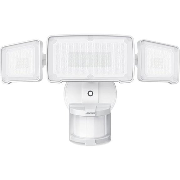 LEPOWER 38W LED Security Flood Light with Motion Sensor