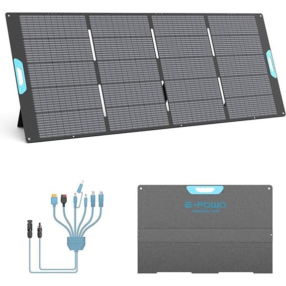 Portable 400W Foldable Solar Panel for Power Station