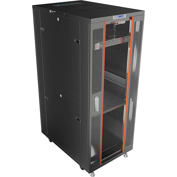 Sysracks 42U Server Rack Cabinet with Cooling and Lock