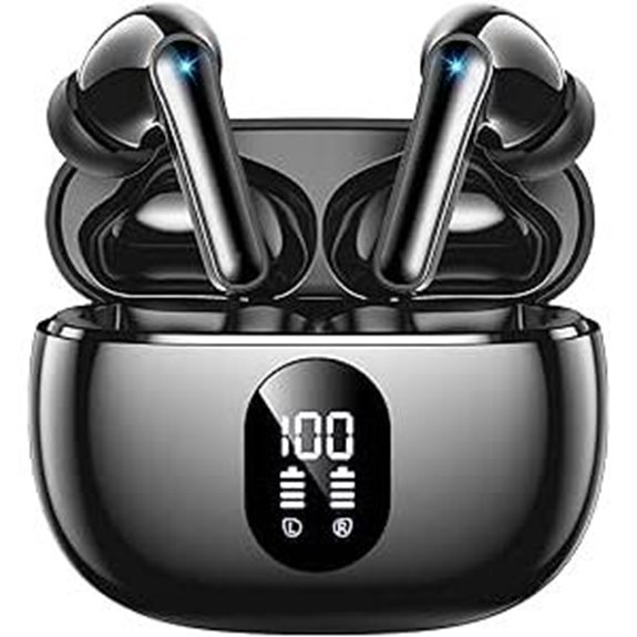Wireless Bluetooth Earbuds with 48H Playtime and Touch