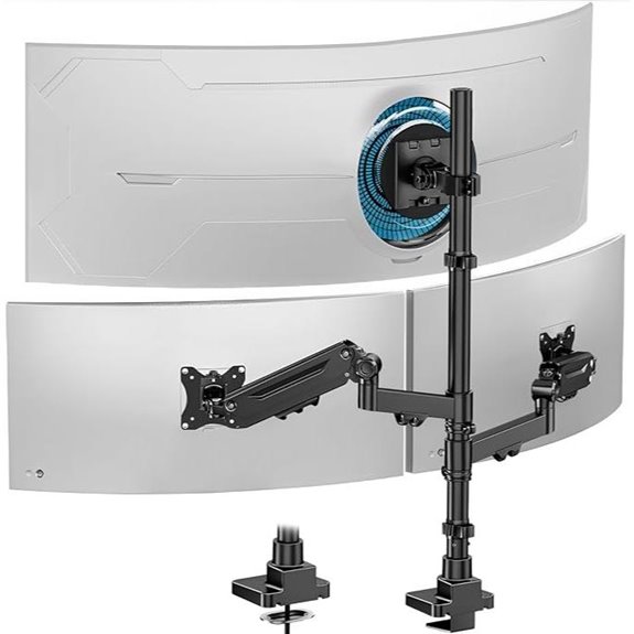 Triple Monitor Mount for 49-Inch Screens