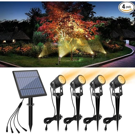 4 in 1 solar outdoor lights
