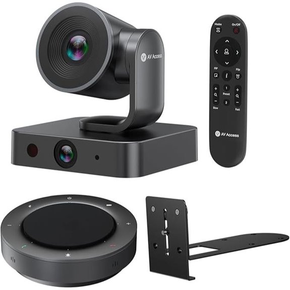 4K Conference Camera System with Auto-Tracking and Speakerphone