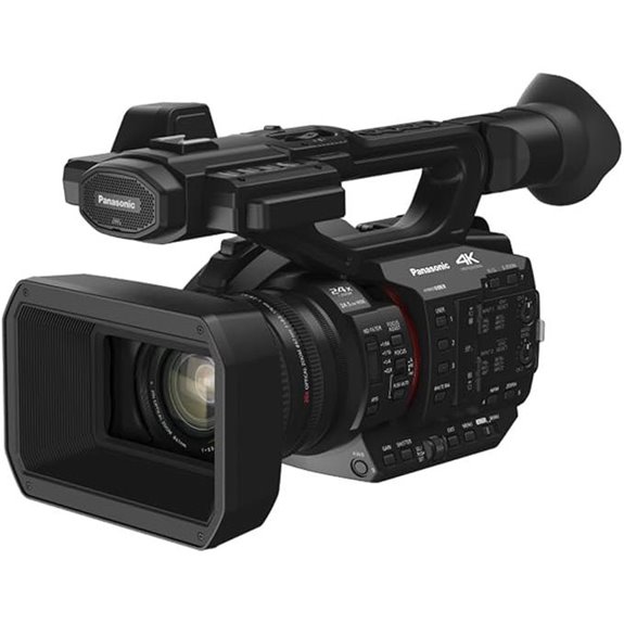 Panasonic 4K Camcorder with 20x Zoom and Wide Lens