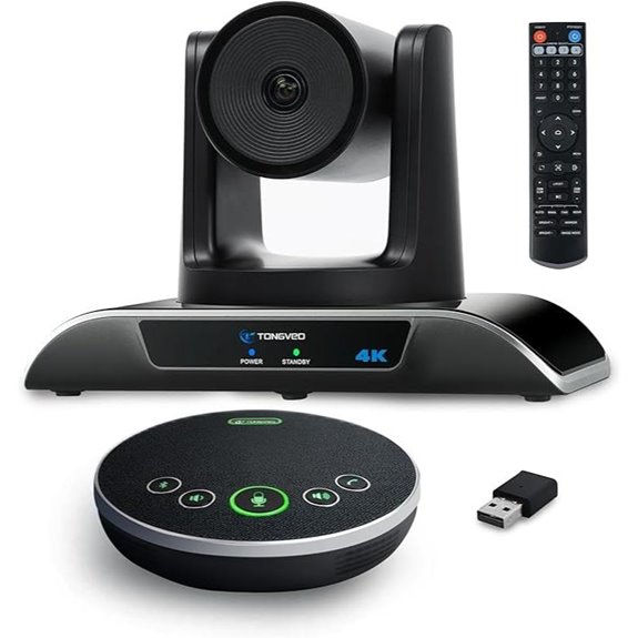 TONGVEO 4K Conference Camera System with Speakerphone
