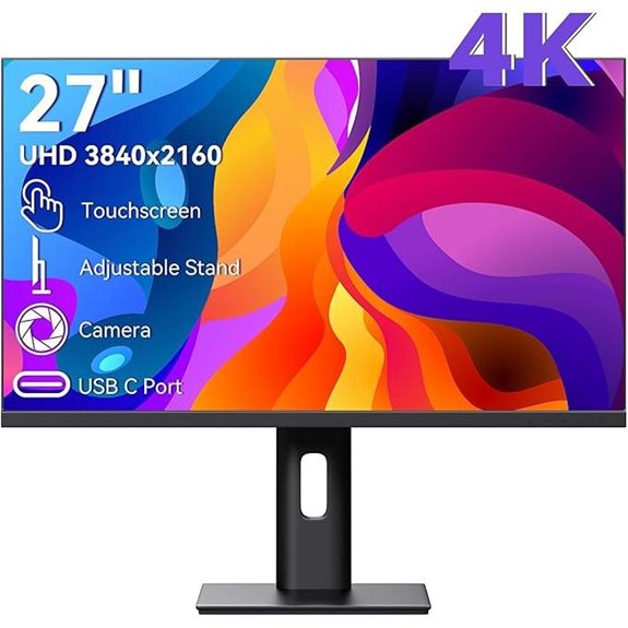 27-Inch 4K UHD Gaming Monitor with Webcam