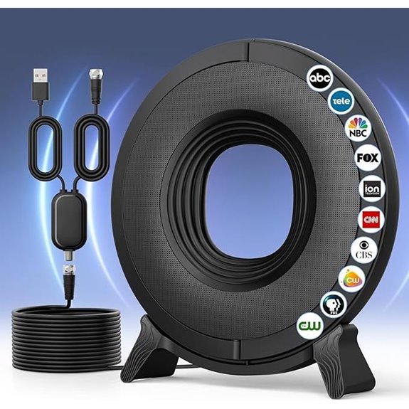 Indoor TV Antenna for 4K/1080P HD Channels