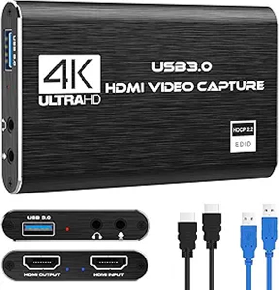 4K HDMI Capture Card for Switch and Streaming