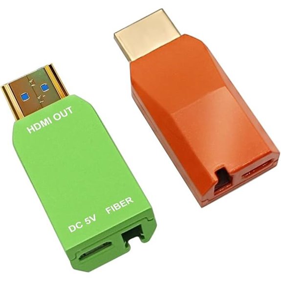 4K HDMI Fiber Extender Over Single-Core OM3 Optical Transceiver