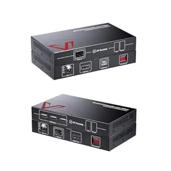 AV Access 4K HDMI Fiber KVM Extender over IP