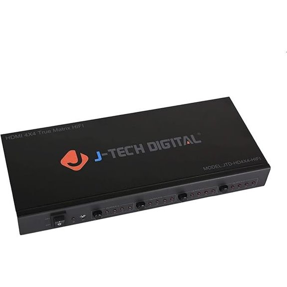 J-Tech 4K HDMI 4x4 Matrix Switcher with HDCP