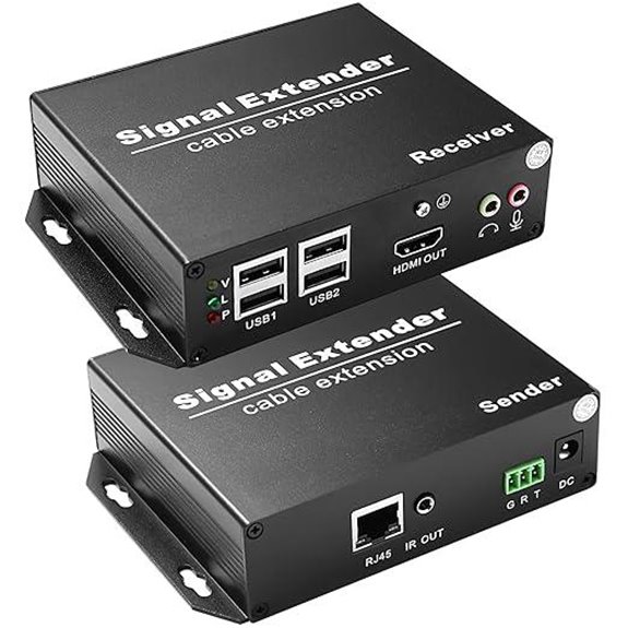 4K HDMI USB KVM Extender Over IP