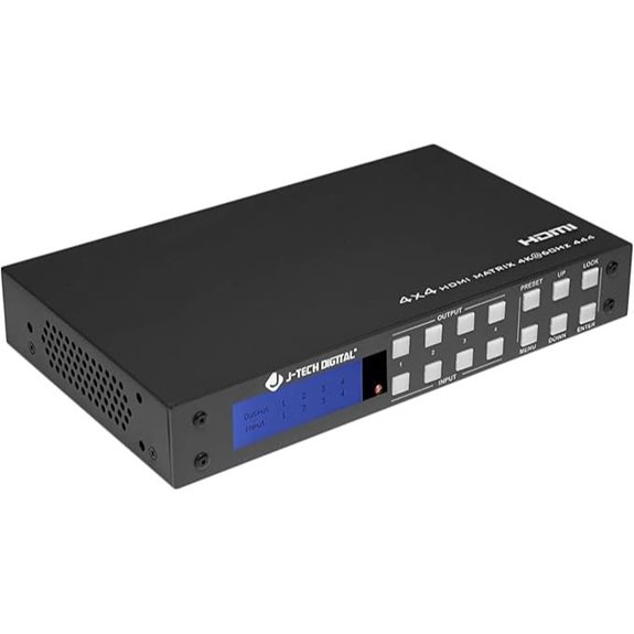 J-Tech 4K HDMI Matrix Switch with HDR & App Control