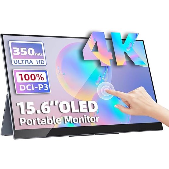 15.6 4K UHD OLED Touchscreen Portable Monitor