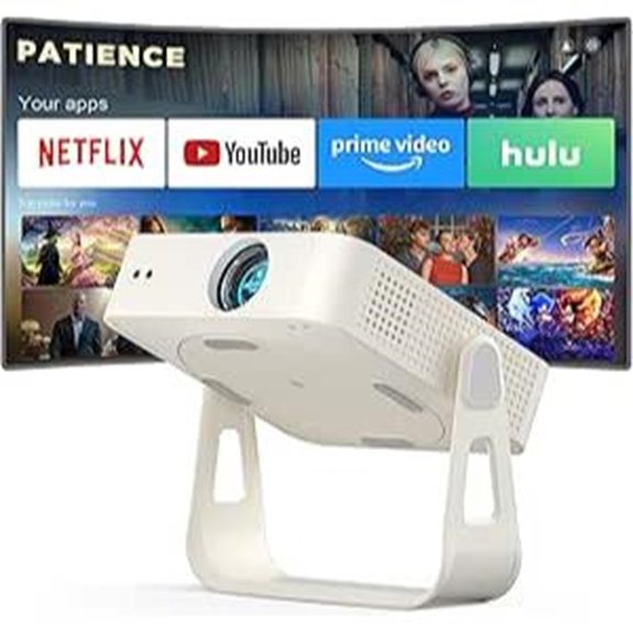 XuanPad 4K Portable Mini Projector with WiFi