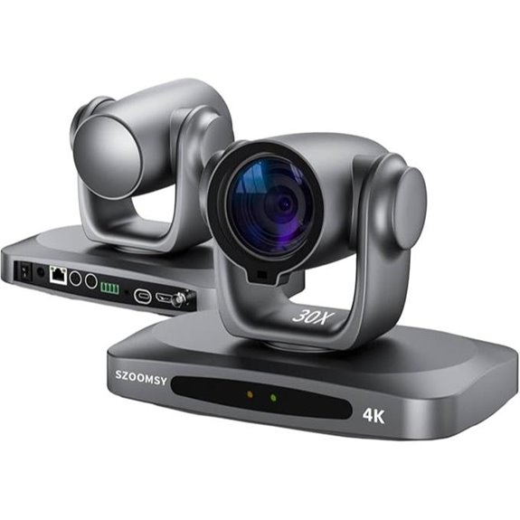 4K PTZ Camera with 30X Zoom & AI Auto Tracking