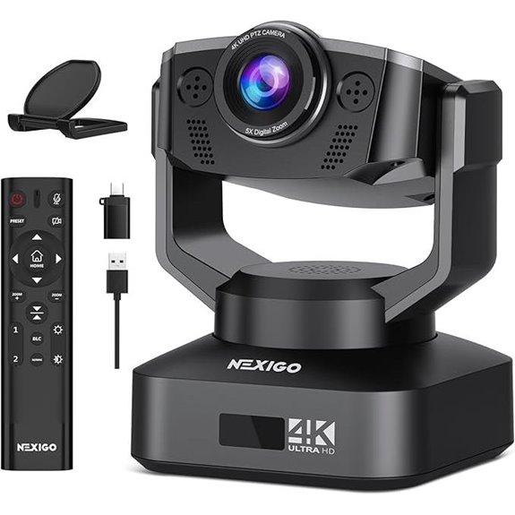 NexiGo N990 4K PTZ Webcam with Microphones