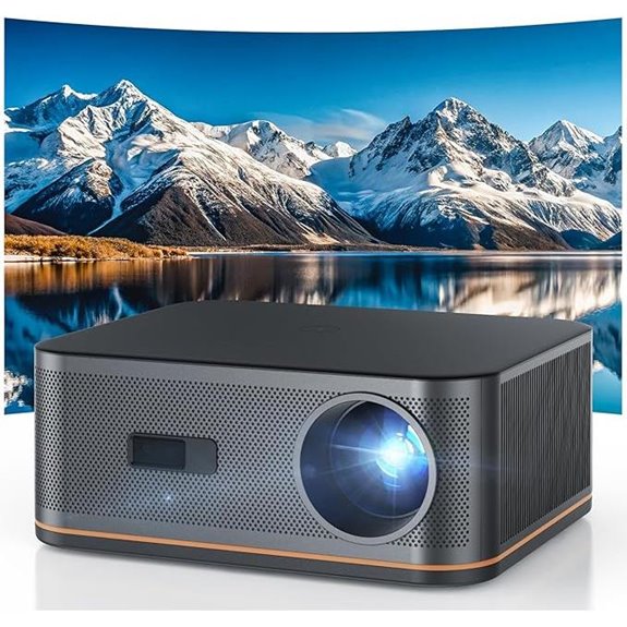HAPPRUN 4K WiFi & Bluetooth Projector 300 Display