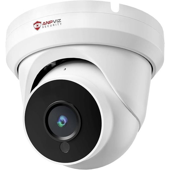 Anpviz 4MP PoE IP Turret Camera with Microphone